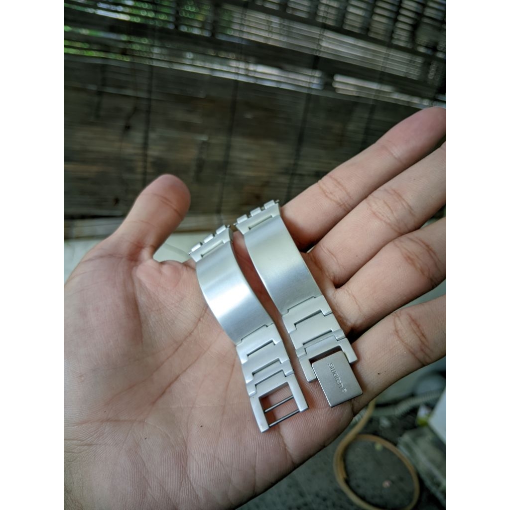 Strap swatch irony alumunium ORIGINAL