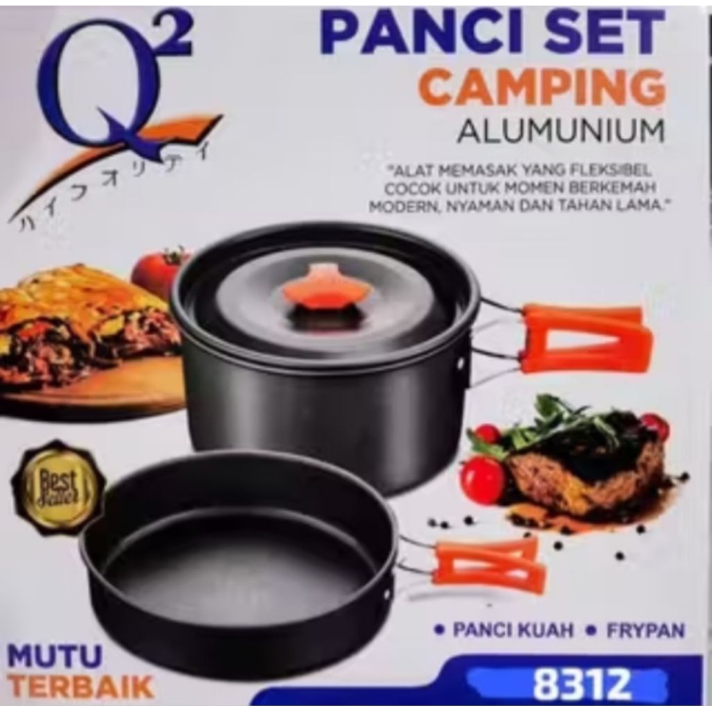 PANCI SET CAMPING 2 SUSUN / PANCI SET CAMPING Q2-8312