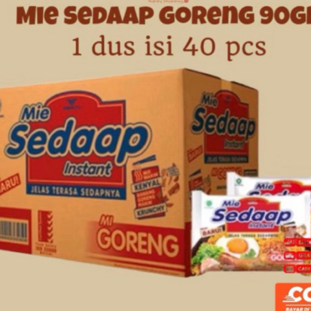 SEDAP MIE Goreng/Soto 1karton