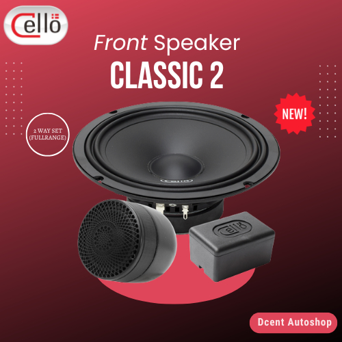 Speaker 2 Way Set Mobil - Speaker Classic 2 Cello - Front Speaker 2 Way Fullrange - Speaker Audio Mo