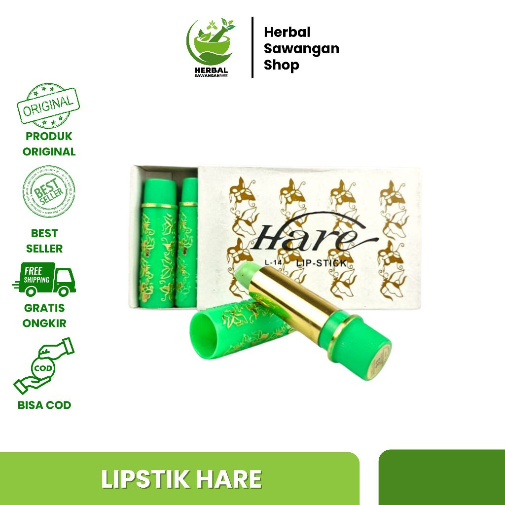 Lipstik Hare / Lipstik Arab | Pelembab Bibir Ajaib Terlihat Jadi Warna Pink