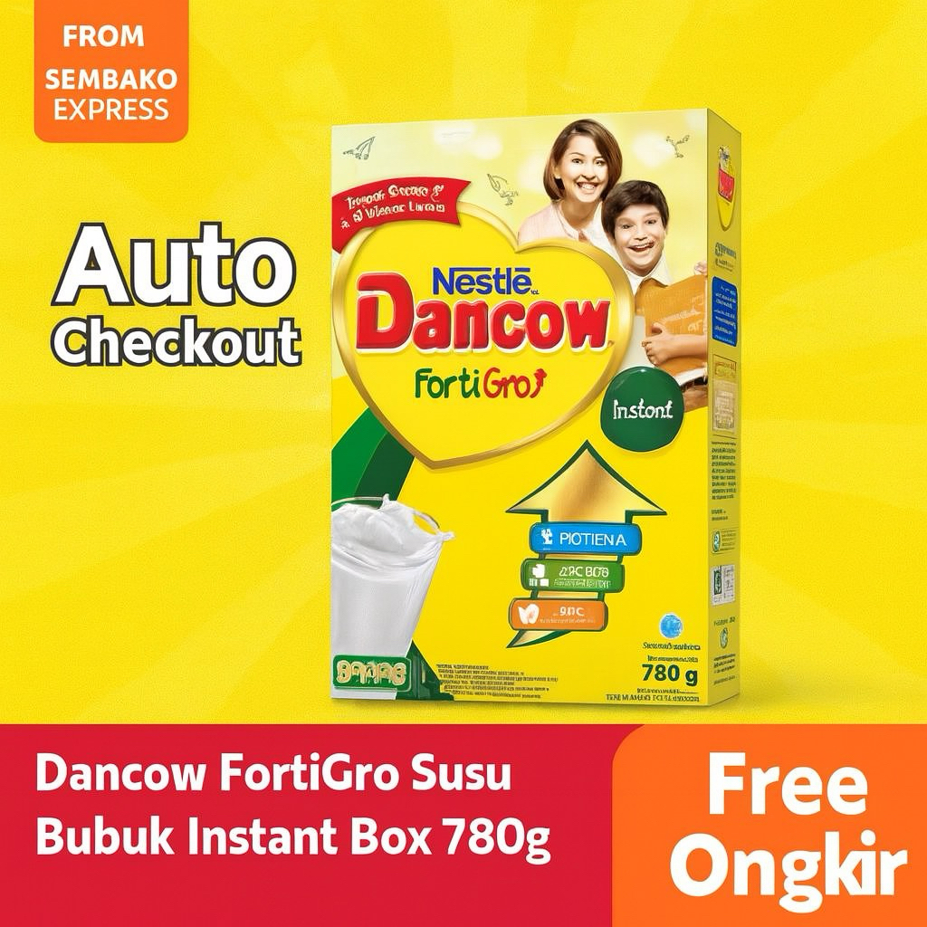 

Dancow FortiGro Susu Bubuk Instant Box 780g