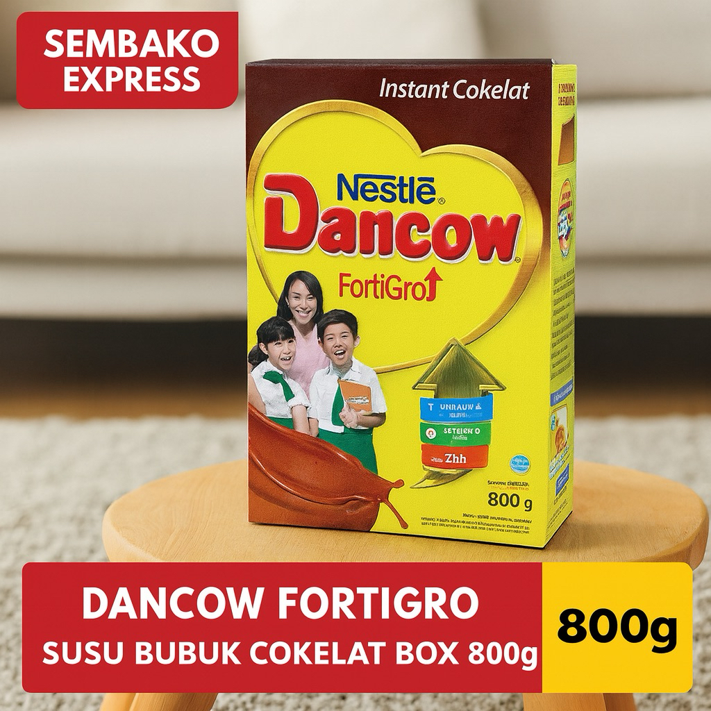 

Dancow Fortigro Susu Bubuk Cokelat Box 800g