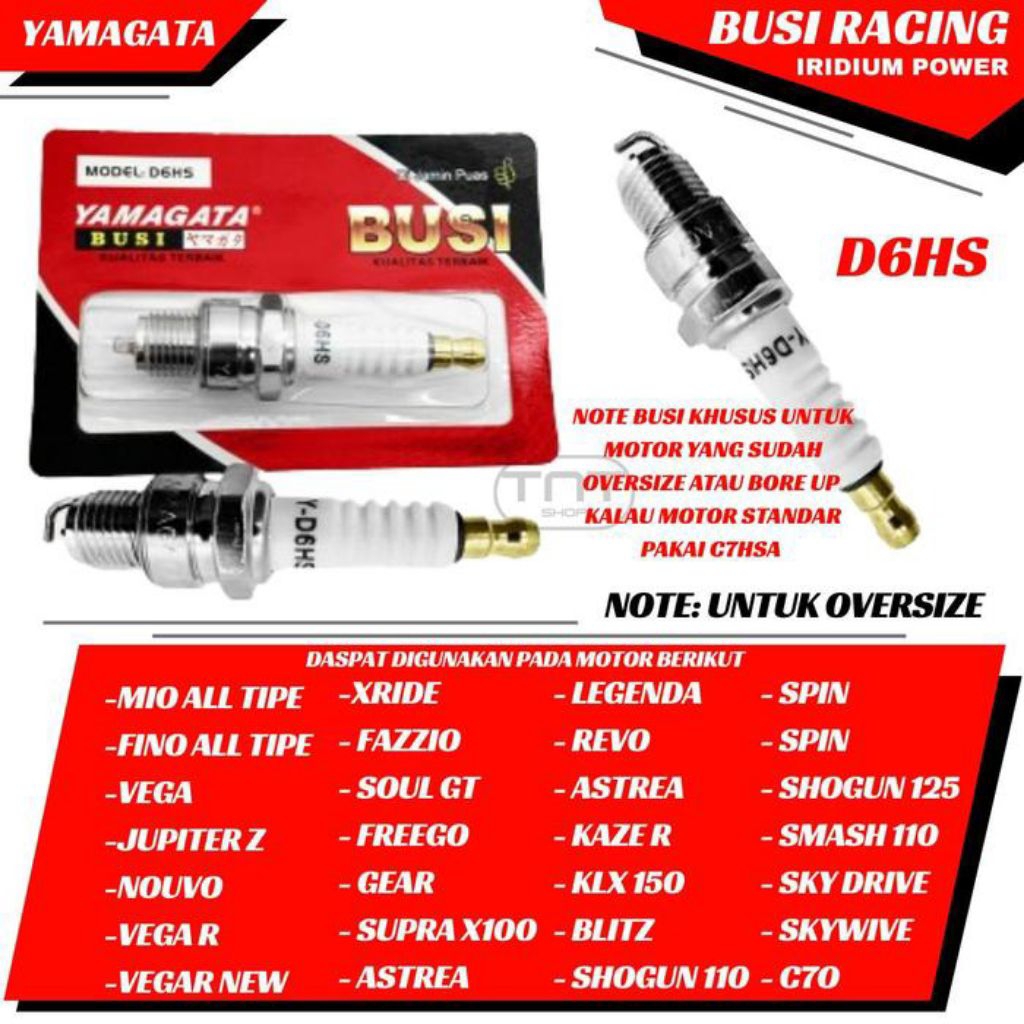 Busi racing Iridium Power Yamagata - D6HS