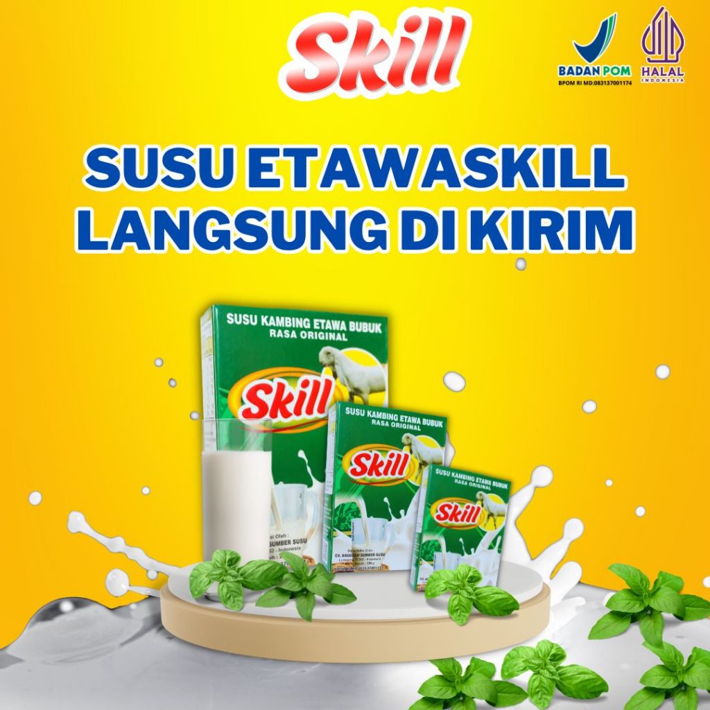 

Susu Skill | Susu Kambing Etawa Asli | Susu Untuk Tulang Sendi dan Pencernaan