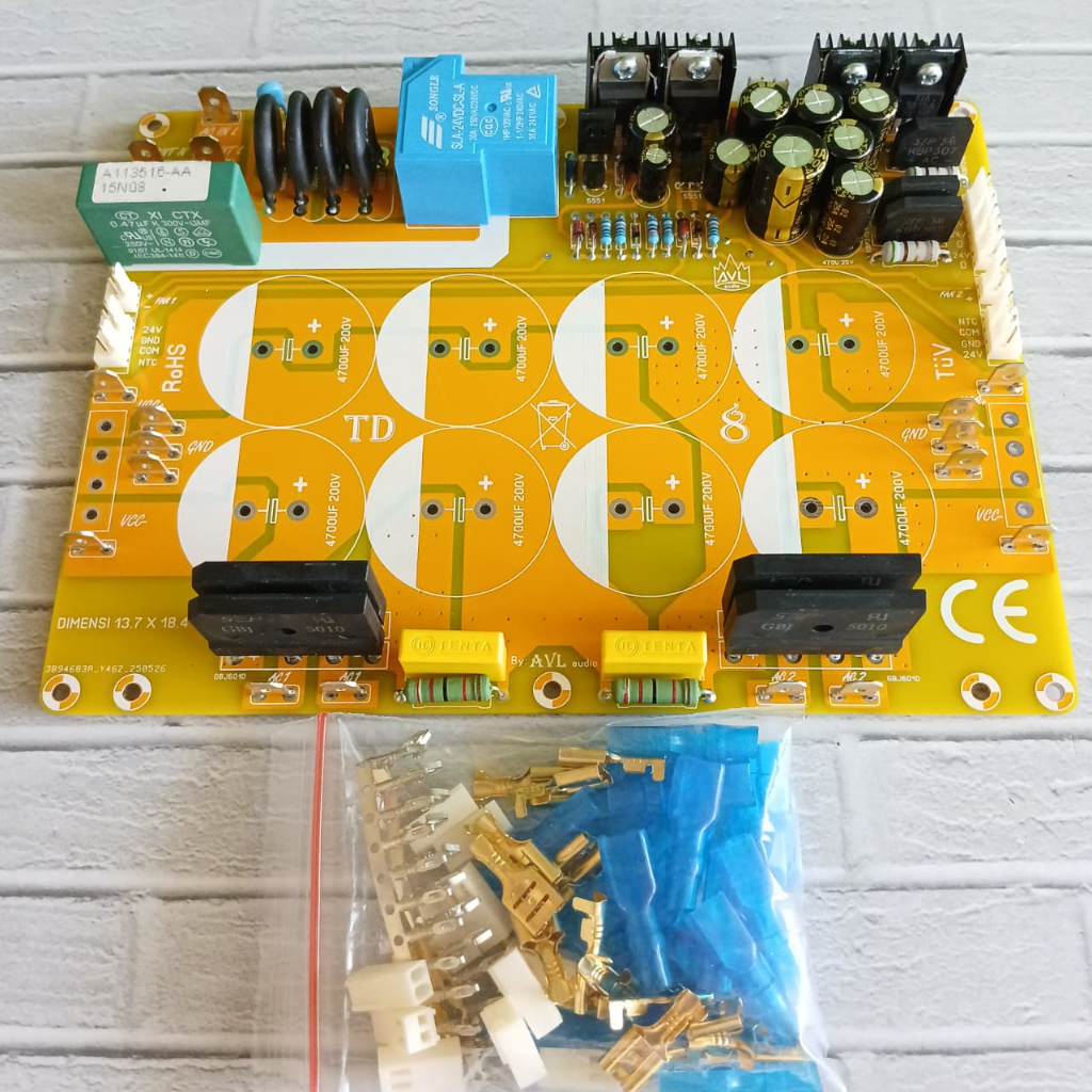 kit PSU TD 8 Elko  psu ampli class td