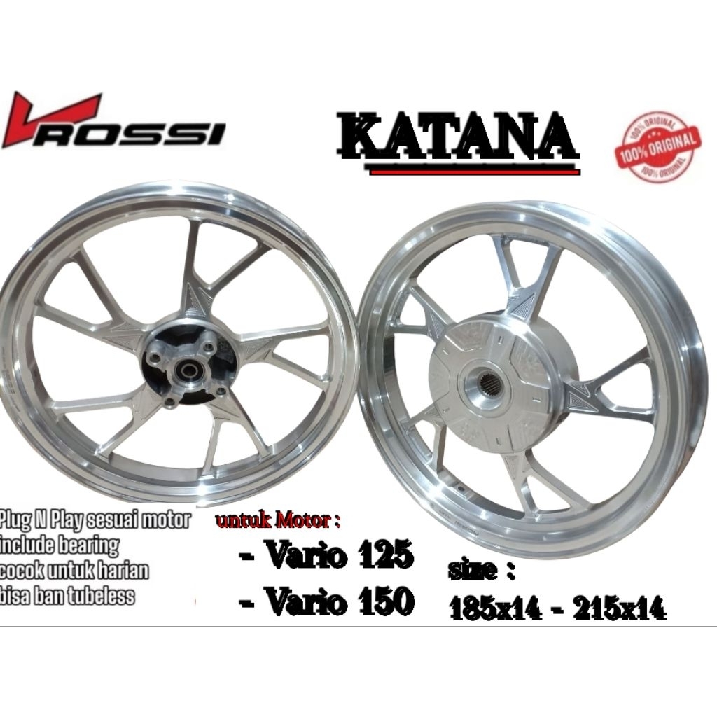 Velg Racing Vrossi Honda Vario 125 - Vario 150/velg racing vrossi honda vario125, vario150 sepasang