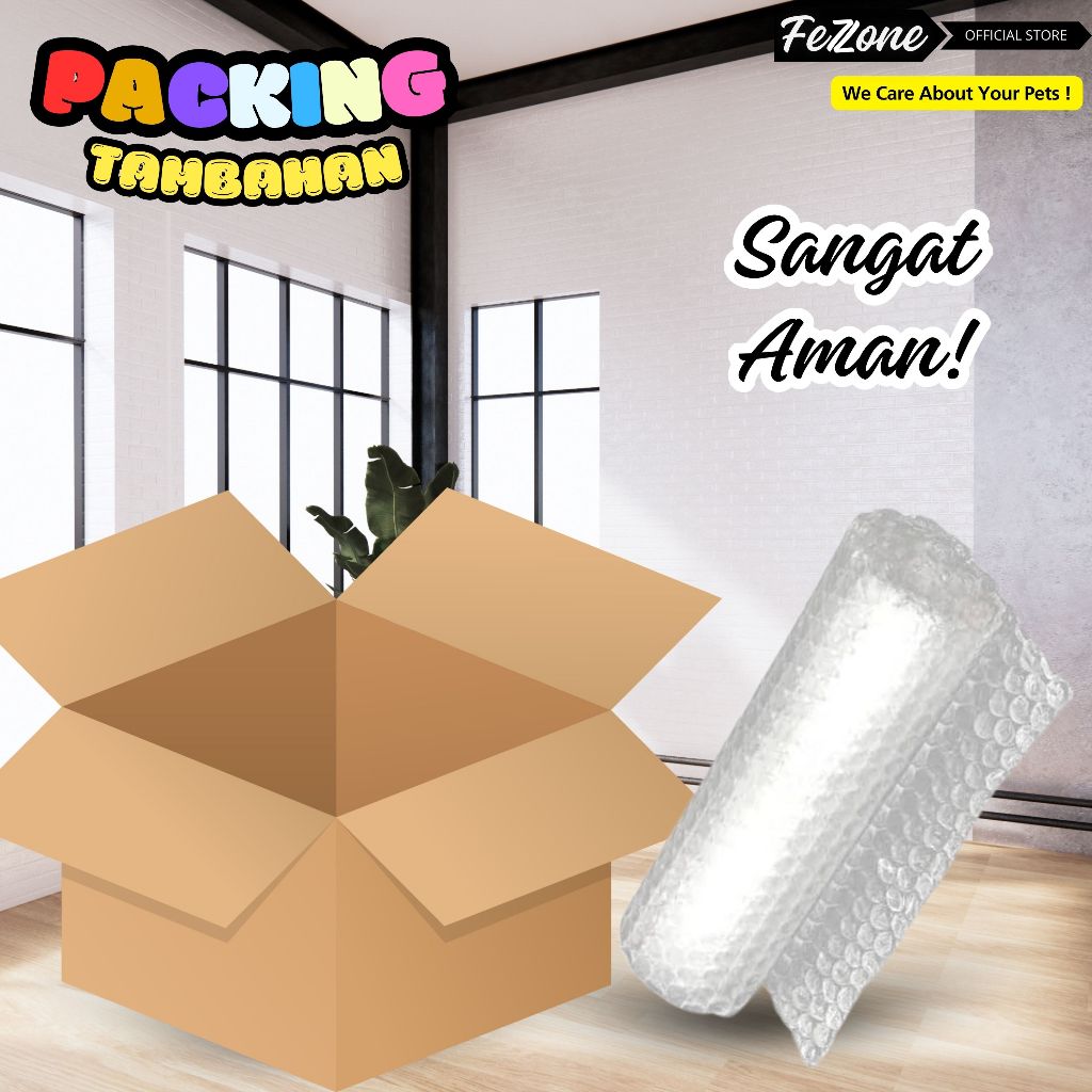 

PACKING TAMBAHAN KARDUS PACKING DUS+BARBER PLASTIK TAMBAHAN UNTUK PAKET FEZONE