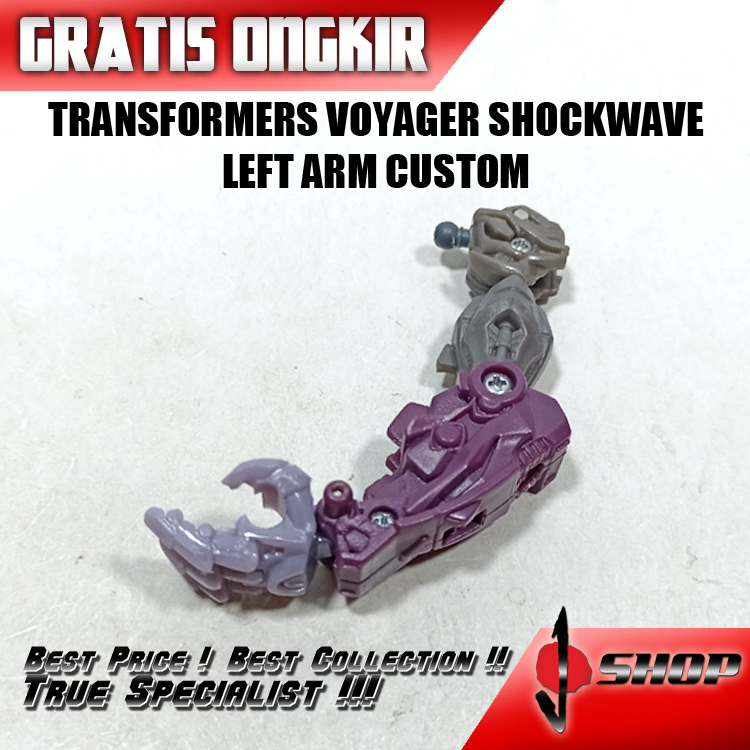 TRANSFORMERS VOYAGER SHOCKWAVE LEFT ARM CUSTOM FGR563