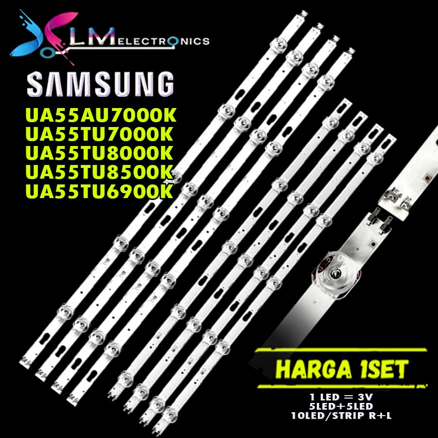 BACKLIGHT SAMSUNG UA55AU7000K UA55TU7000K UA55TU8000K UA55TU8500K UA55TU6900K UA55AU7000 UA55TU7000