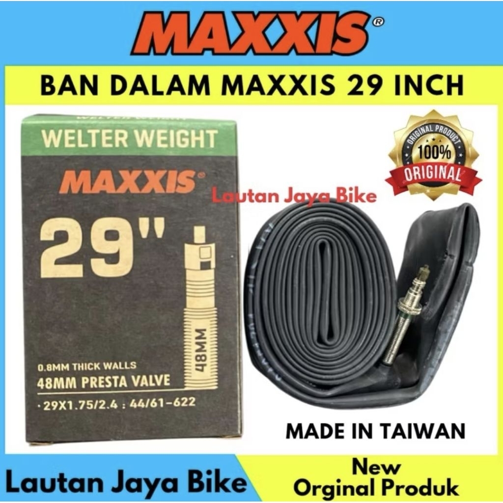 Ban Dalam Sepeda Ban Maxxis 29 X 1.75 - 2.40 FV Pentil Presta Maxxis Tube MTB Downhill