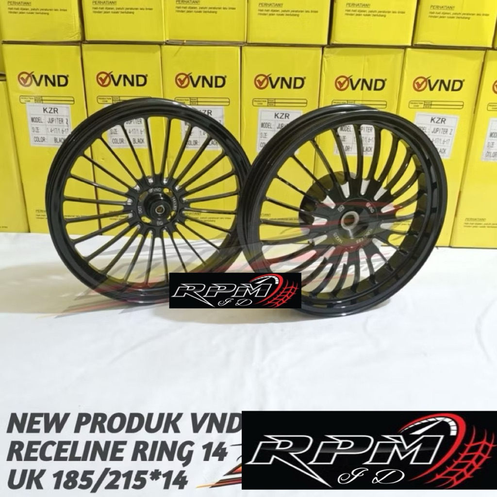 vnd raceline velg vnd raceline ring 14 185*14 215*14 vario 125 beat scoopy vario 110 Stylo 160 cbs