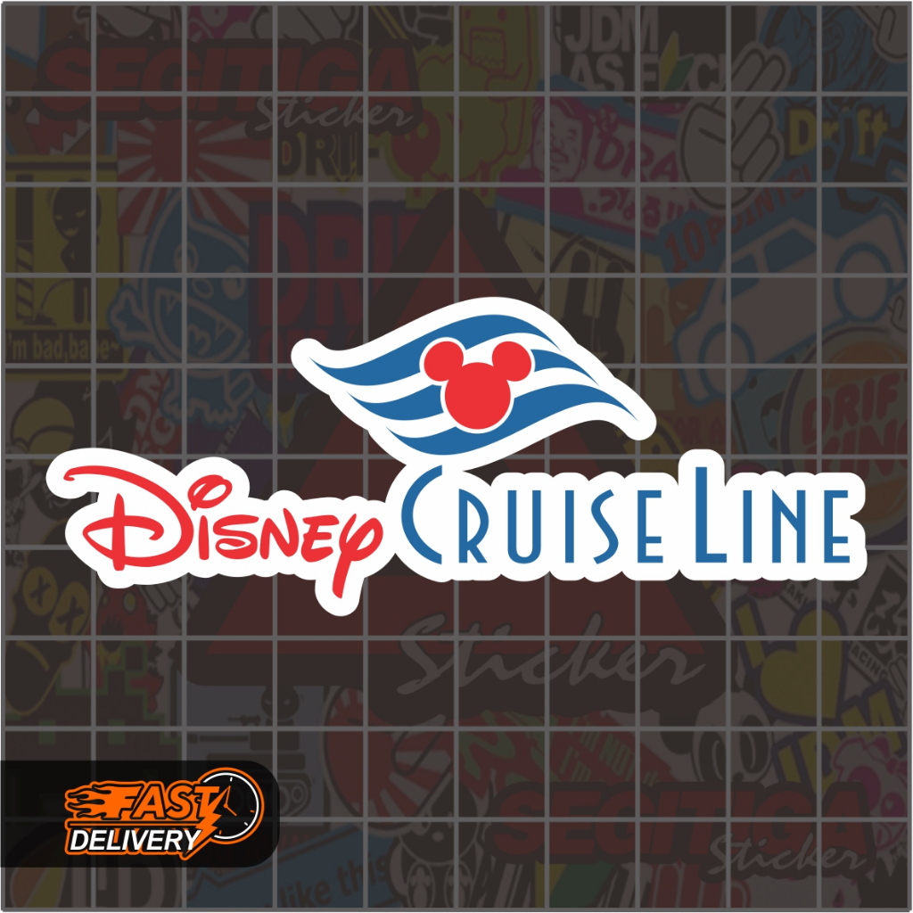 

Sticker Disney Cruise Line Ukuran 9 x 3.5 Cm