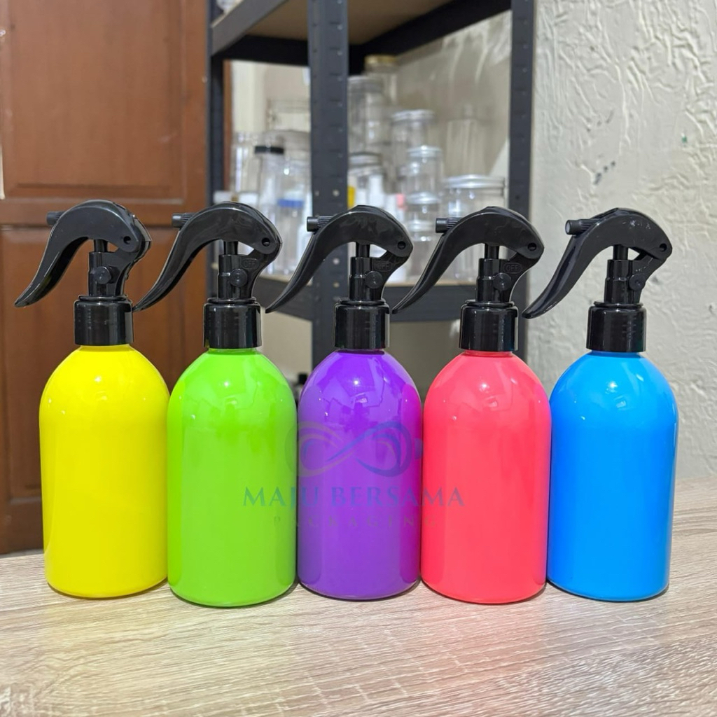 Botol 250ml Oval Spray Trigger / Botol 250ml Oval spray / Botol 250ml kosmetik