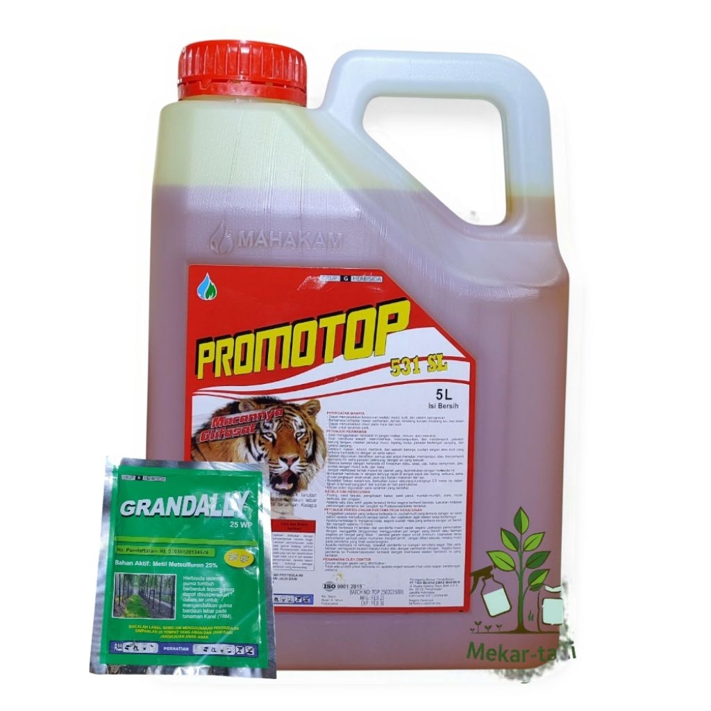 Herbisida Promotop 531SL 5L Racun Rumput/Gulma