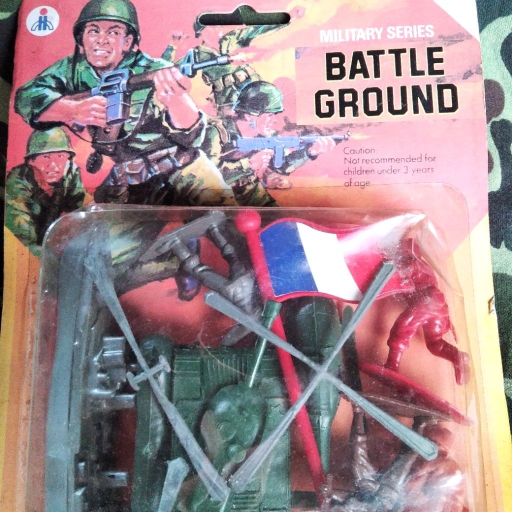 tentara amerika plastik jadul combat us army ww2 mainan jadul tentara plastik diorama perang figure 