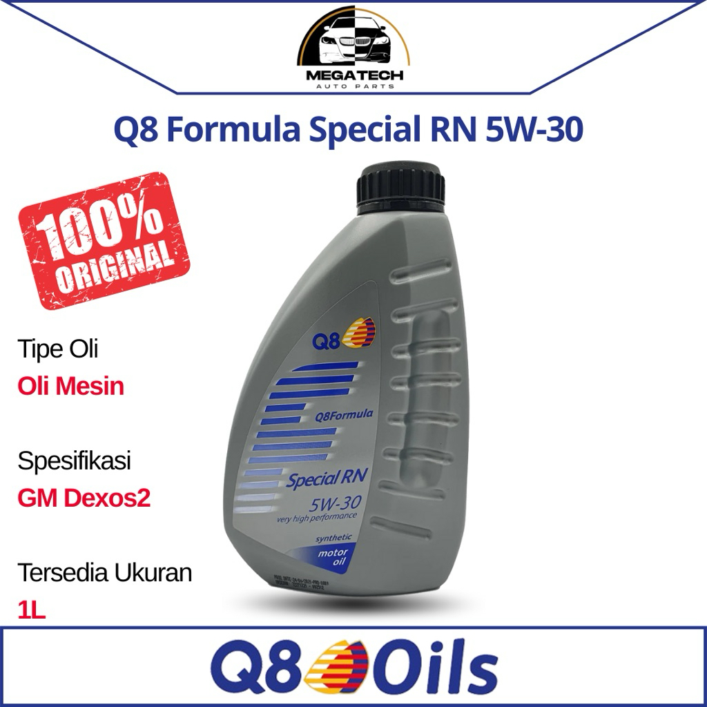 Oli Mesin Q8 Formula Special RN 5W-30 Original 100%
