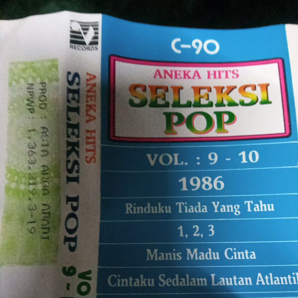 kaset pita ANEKA HITS SELEKSI POP C03