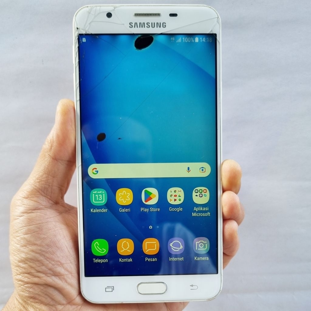 Handphone Hp Samsung Galaxy J7 Prime 3/32 Bekas Second Eks Garansi Resmi Sein