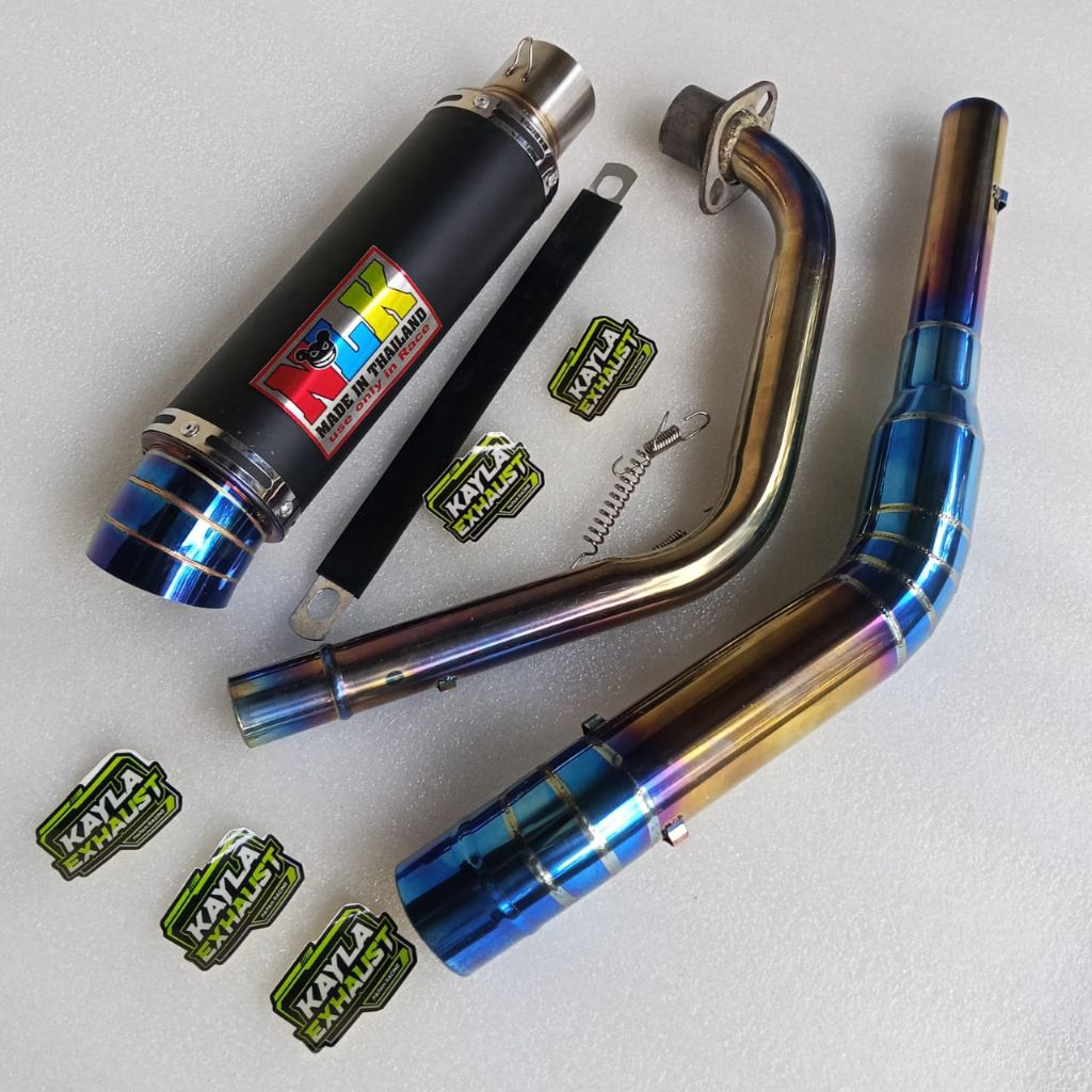 knalpot racing NLK in 50 MX king,MX,135,satria Fu,Sonic,Vixion,Verza,bison,Shogun 125,