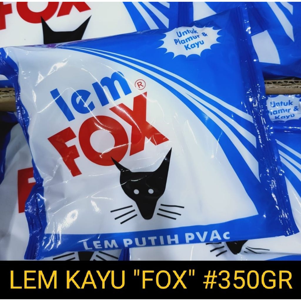 

LEM FOX 350 GRAM / lem kayu, kertas dll.. kualitas super