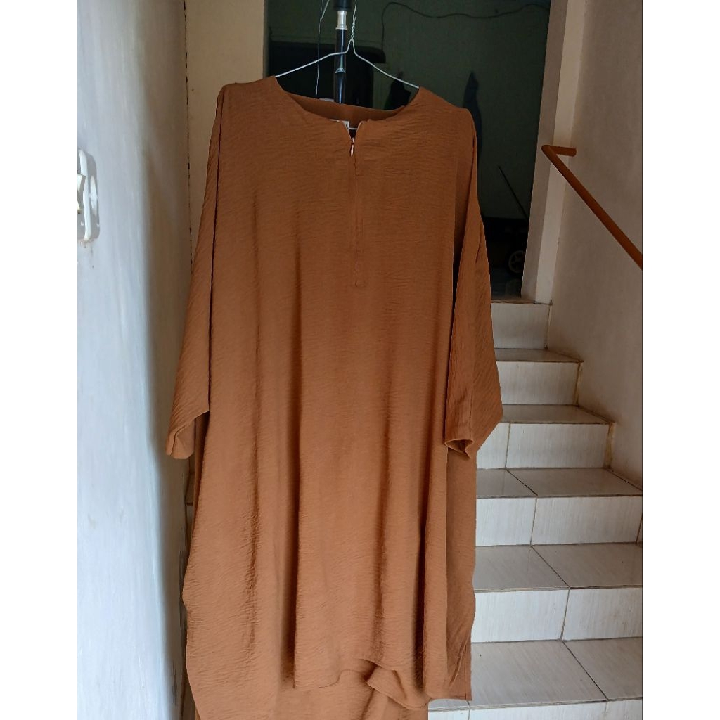 preloved one set abaya rok