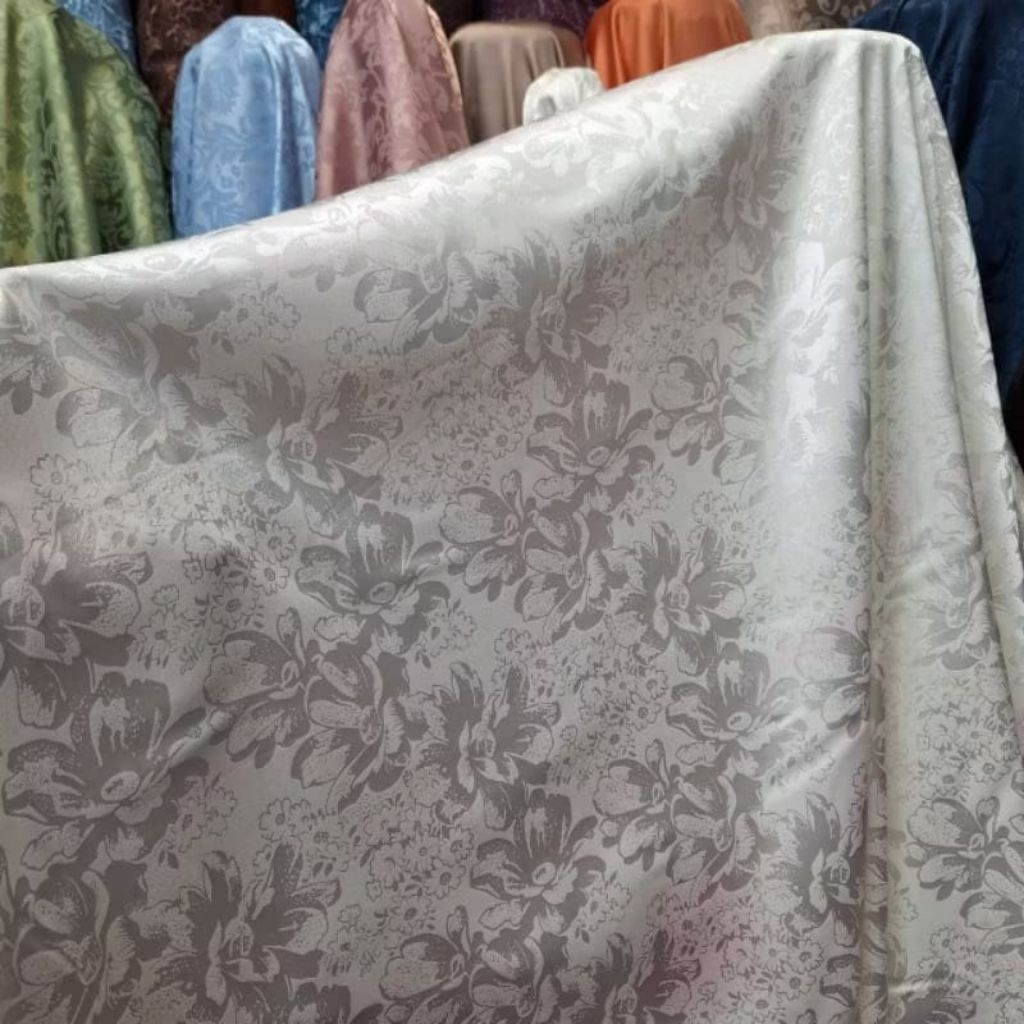 Bahan Kain Jaguar Silk Motif Premium