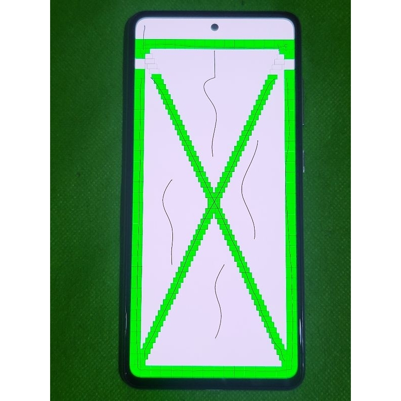 lcd samsung Samsung a52s ori copotan minus 01