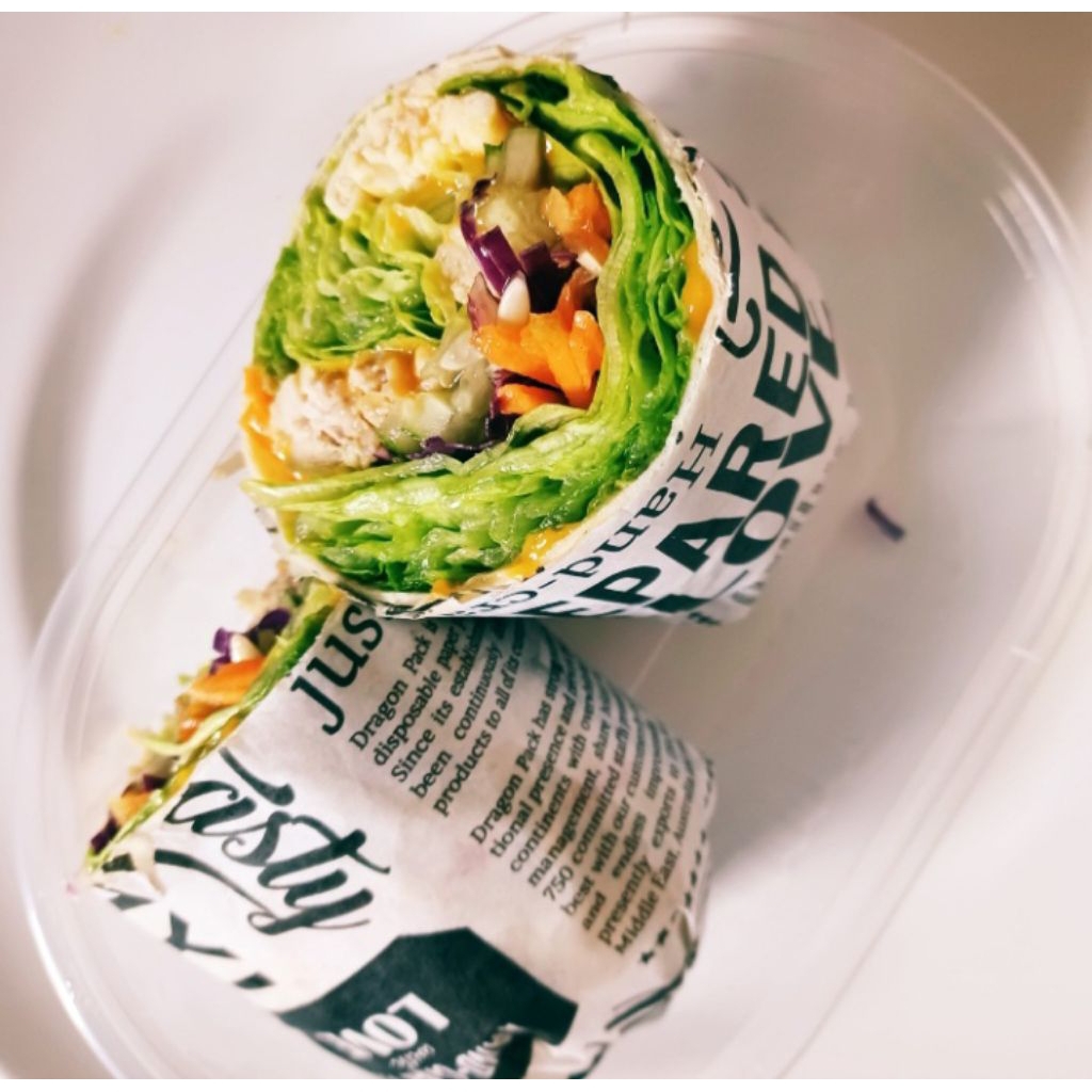 

Caesar Tortilla Beef Wrap Salad Vegan