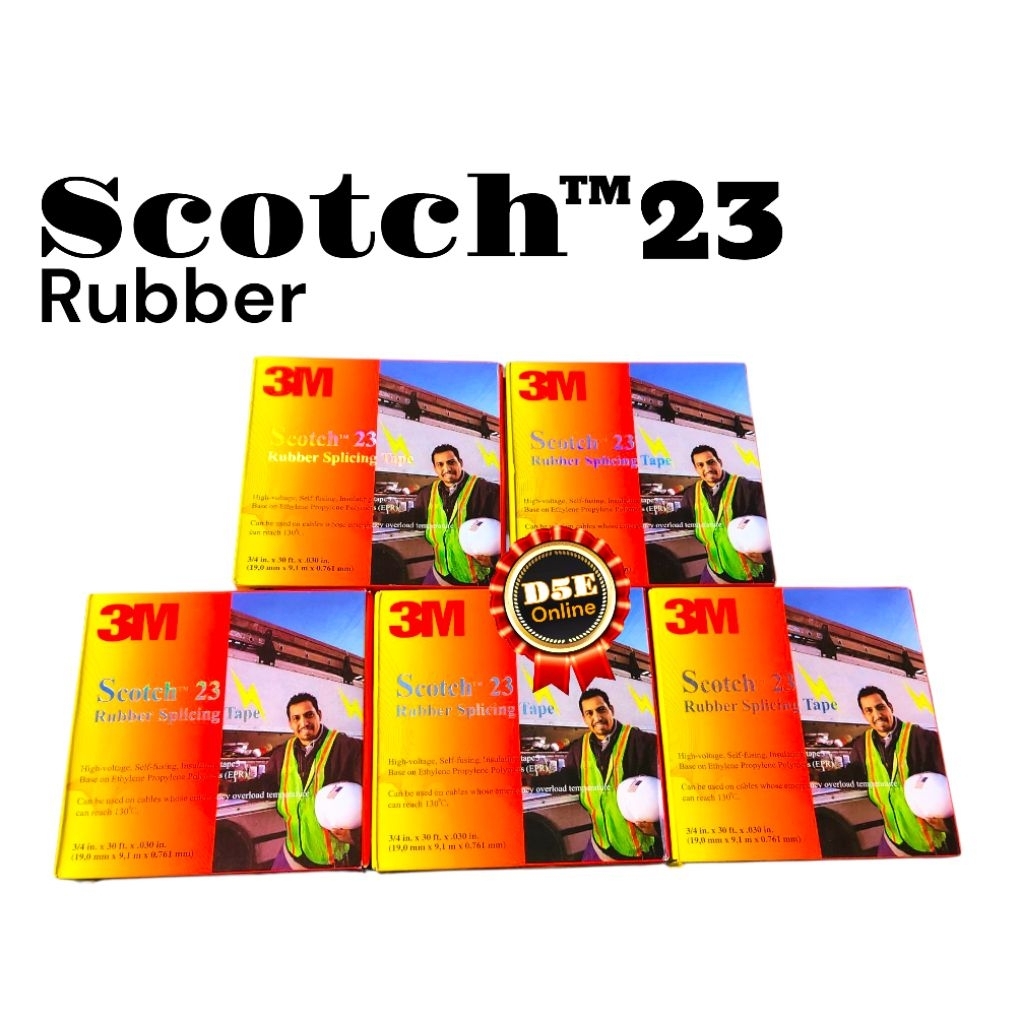 isolasi 3M scotch rubber 23+ isolasi listrik