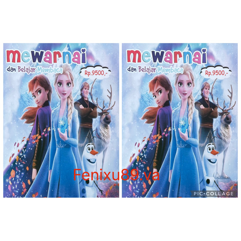 Buku Mewarnai Frozen Jumbo 01