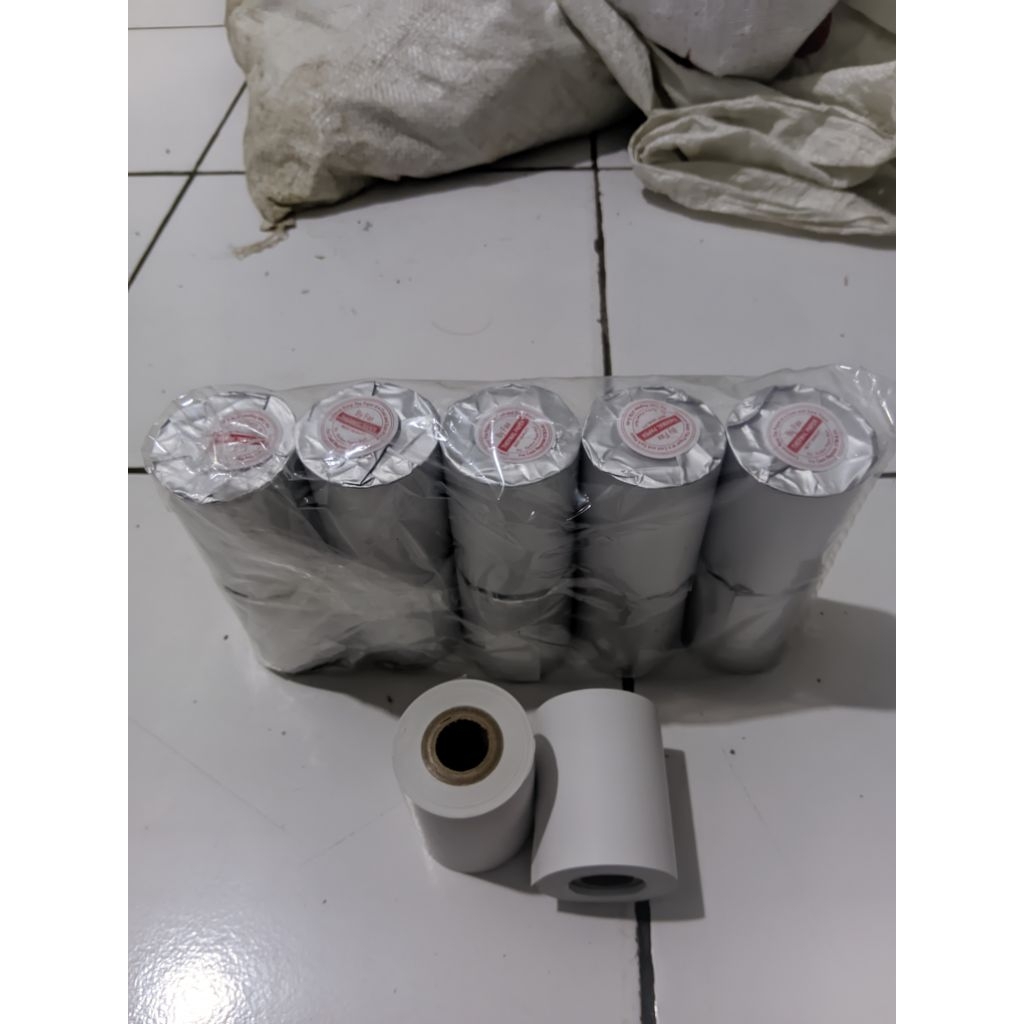 

kertas kasir themal edc 58/57×48mm paket 10roll