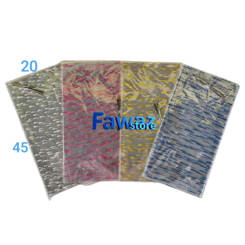 

isi(12pcs) opp flower plastik snack dan farcel/plastik hampers uk20x45cm