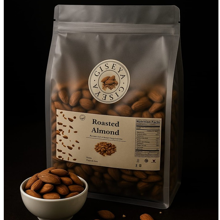 

Kacang Almond Panggang Premium / Premium Roasted Almond Panggang 1KG