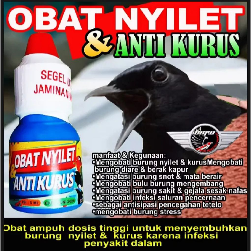 OBAT NYILET BURUNG ANTI KURUS
