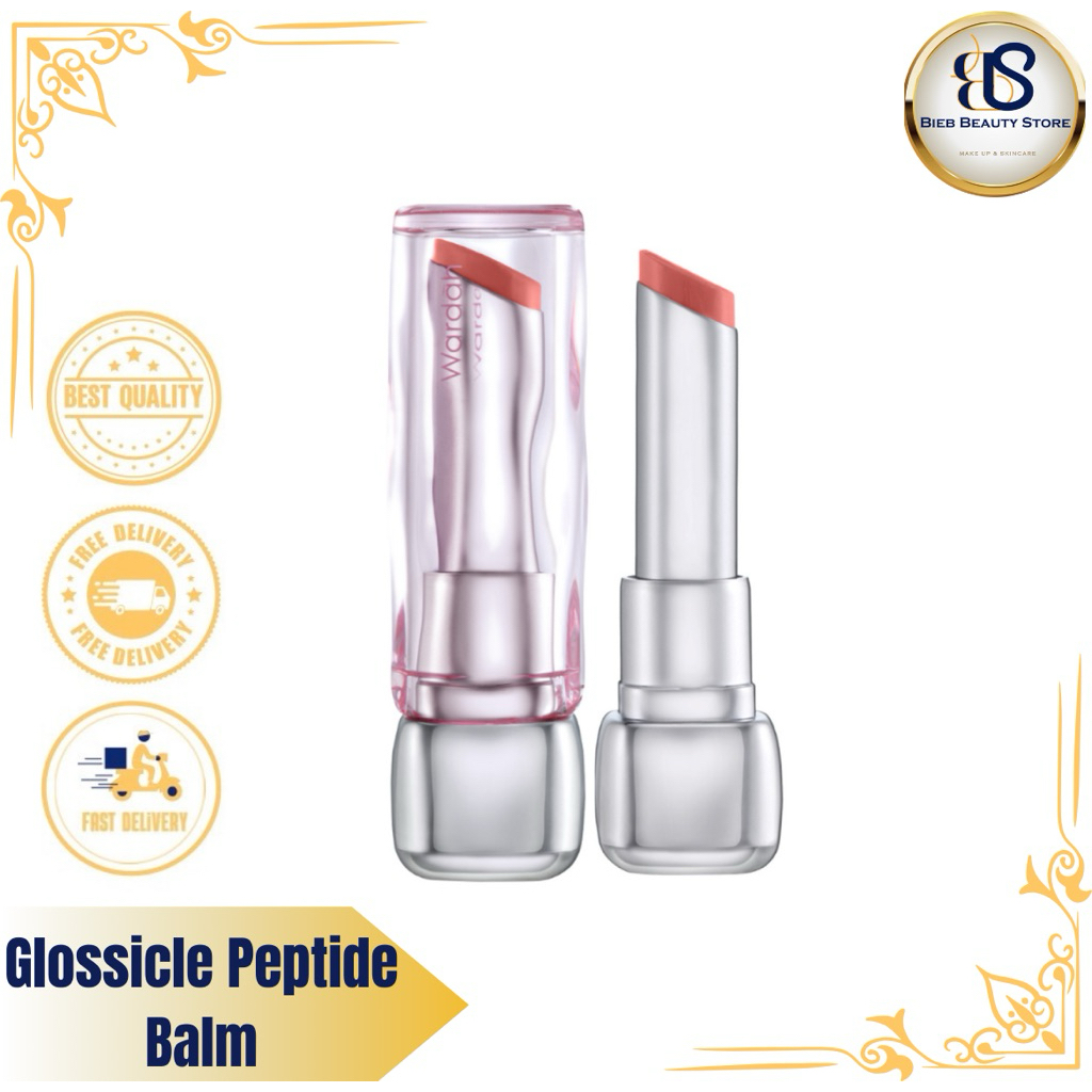 WARDAH Glossicle Peptide Balm - Ombre Glossicle Original Wardah lipstik glosy mineral