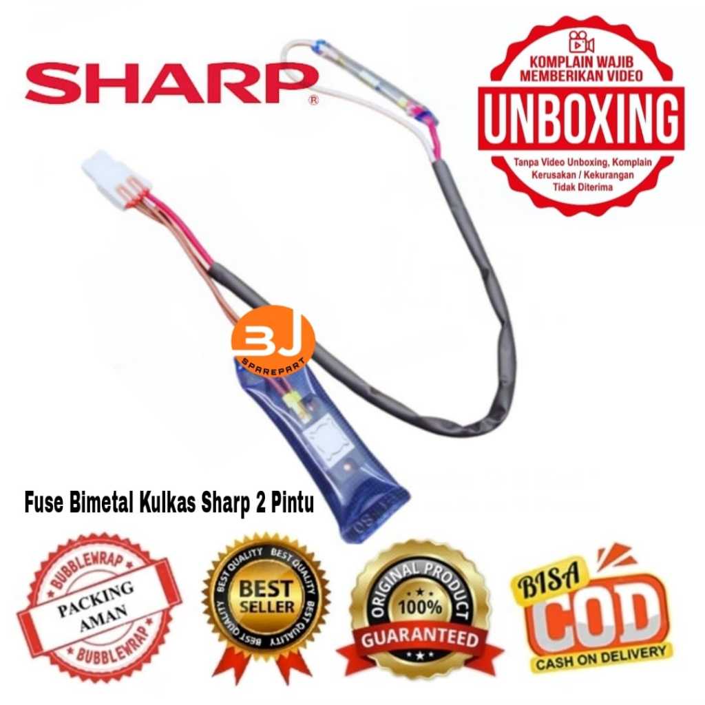 Defrost kulkas 2 pintu SHARP / Bimetal fuse kulkas sharp 2 pintu