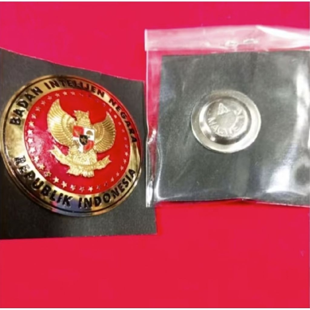 Pin dada logo BIN badan intelijen negara