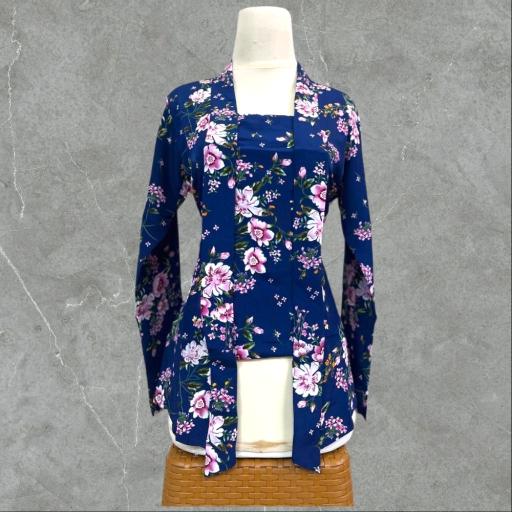 FK-Atasan kebaya kutu baru jumputan // atasan kebaya kutu baru motif jumputan // kebaya kutu baru te