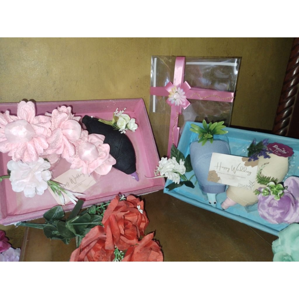 Hantaran pernikahan pakaian dalam kimono lingerie celana dalam bra mahar seserahan hadiah kado Lamar