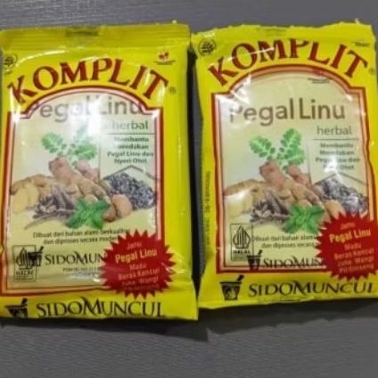 

Jamu Komplit PegelLinu Sido Muncul Kemasan isi 10 sachet