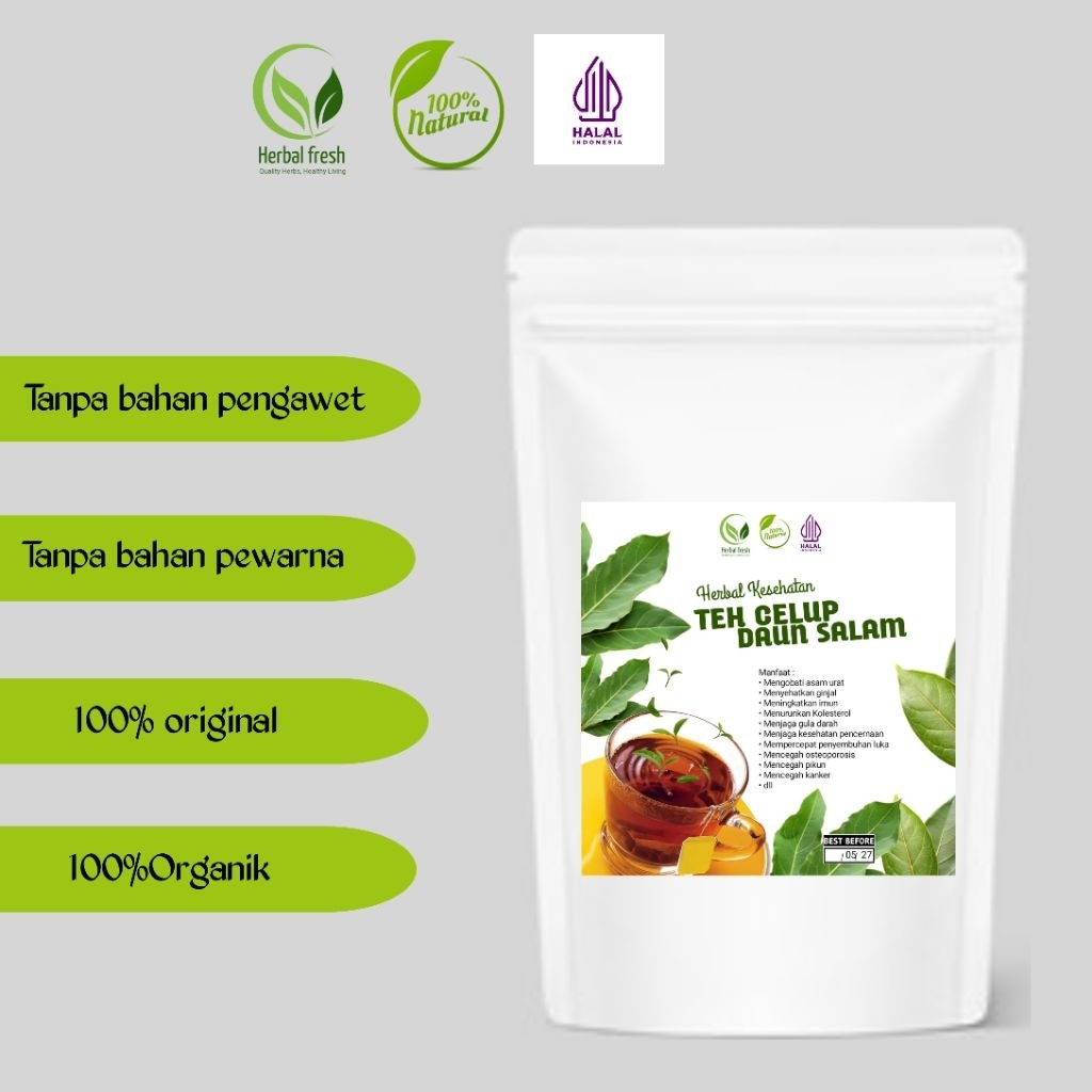 

teh daun salam dari herbal fresh 100% alami