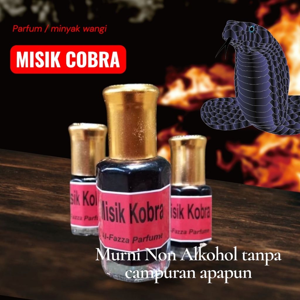 minyak MISIK KOBRA HITAM/fancy bouquet Cobra original by labor