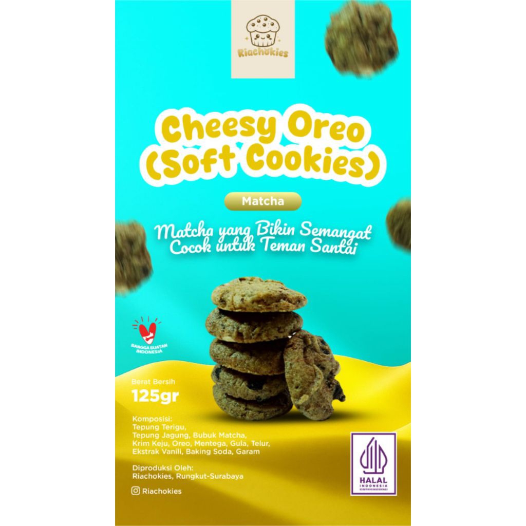 

Mini Cookies Premium - Cheesy Oreo "Matcha" 50g