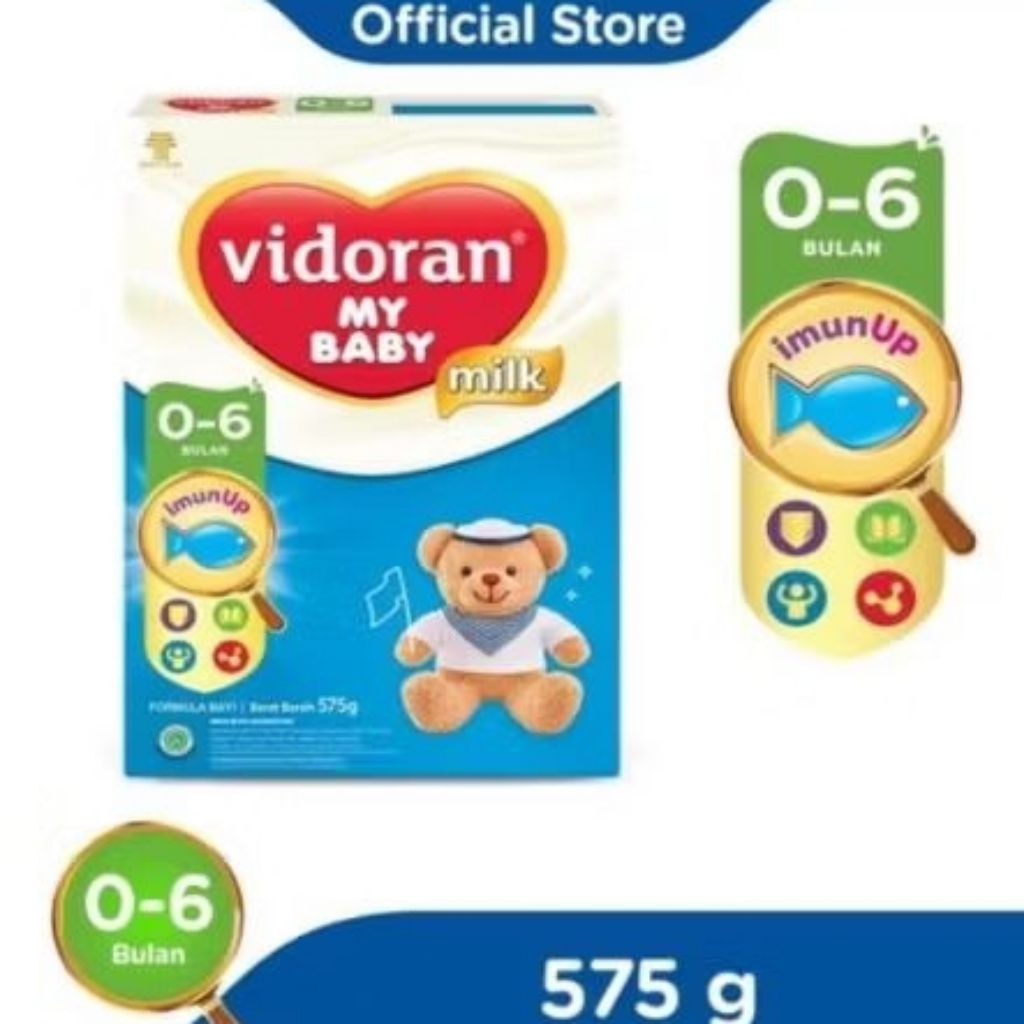 

Susu Vidoran 0-6 Bulan 350gr/575gr/925gr