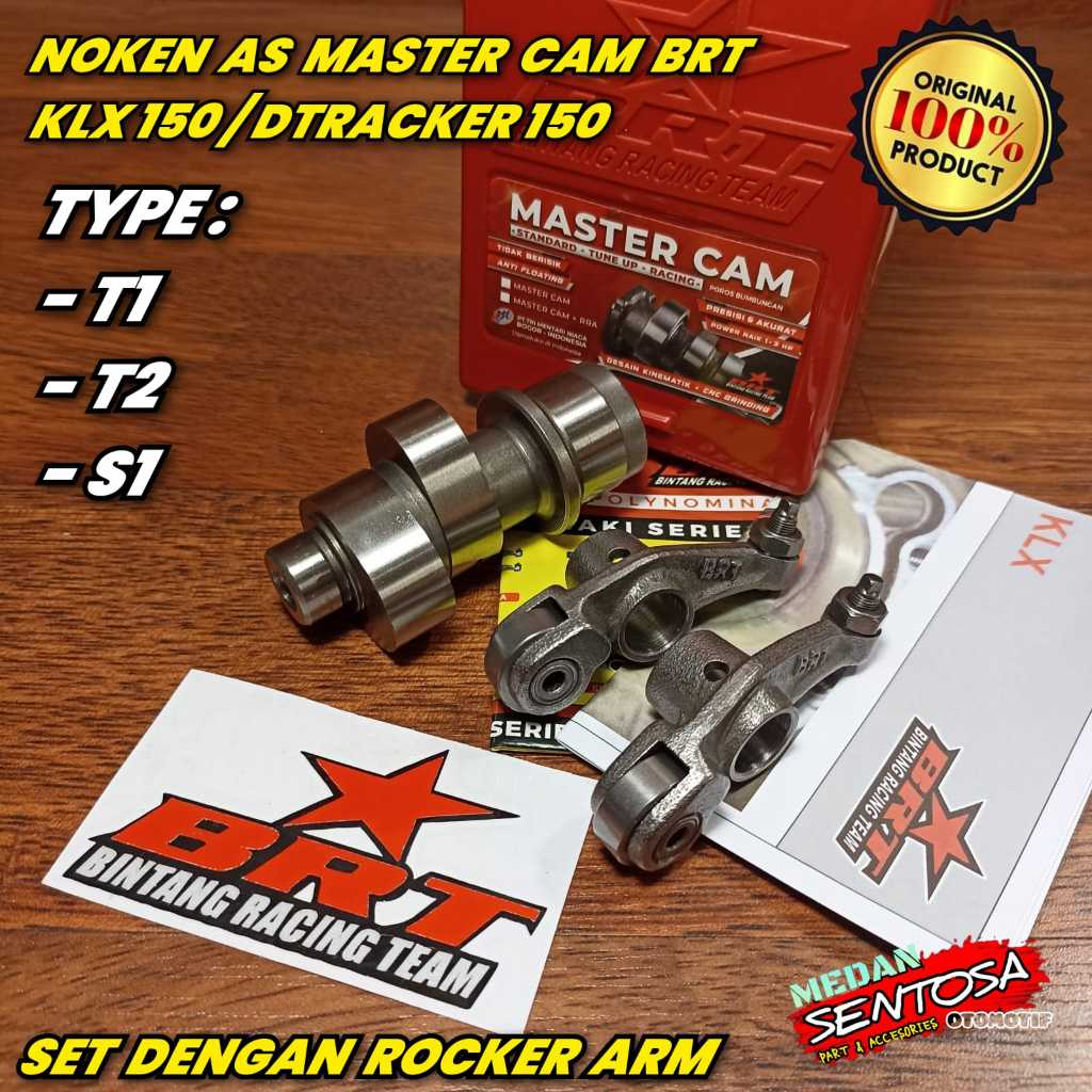 NOKEN AS BRT SET ROCKER ARM KLX 150/DTRACKER 150  AS KLEP RACING TYPE S1/T37/T1/T2/R1/R3 ORIGINAL BI