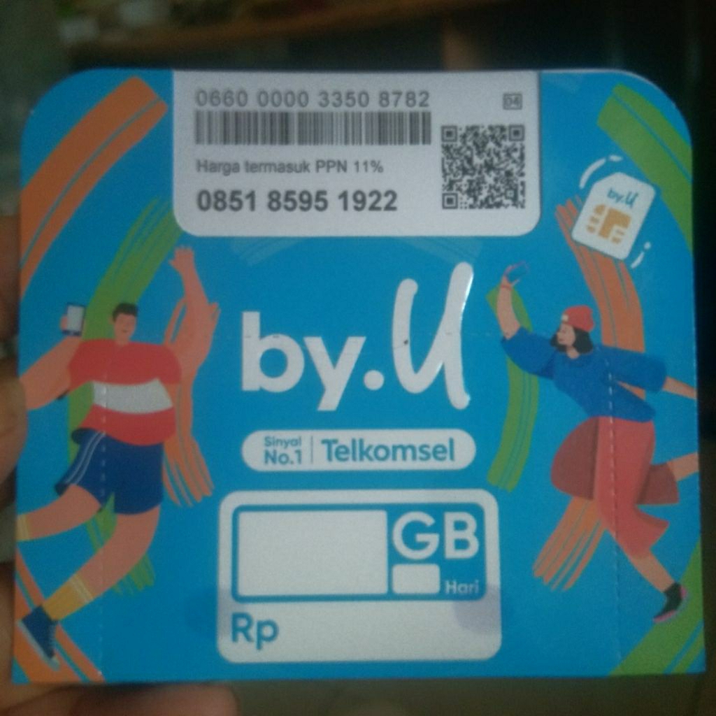 TELKOMSEL BYU NOMOR CANTIK SERI TAHUN 8595 1922 PSHT RAPI