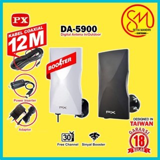 PX HDA-5600 & DA-5200 Antena TV Digital DVB-T2 Indoor Outdoor DA5200 HDA5600
