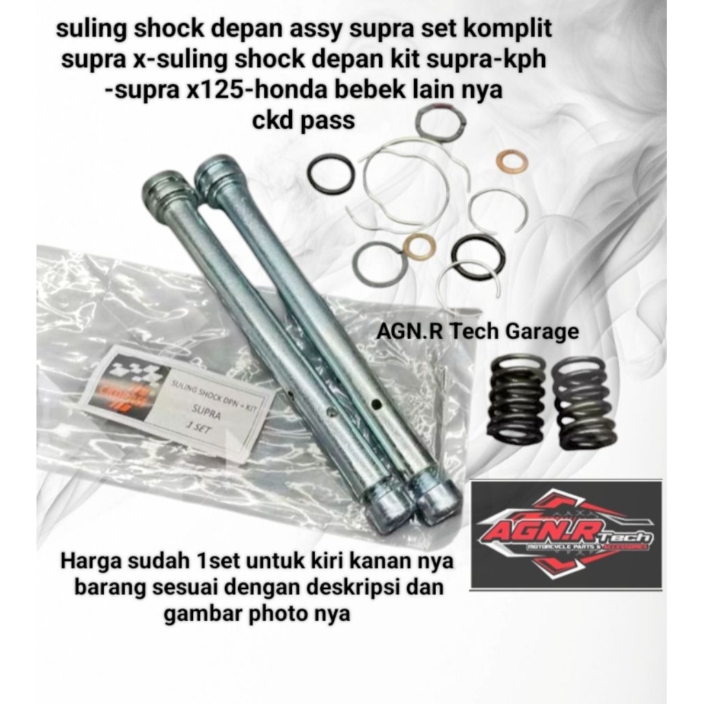 suling shock depan assy supra set komplit supra x-suling shock depan kit supra-kph -supra x125-honda