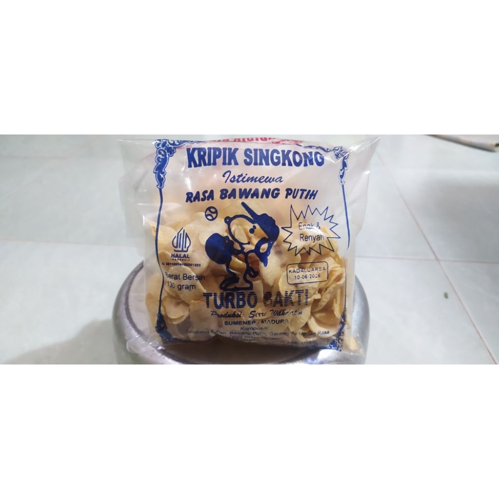 

Kripik Singkong Bawang Turbo Sakti Snoppy